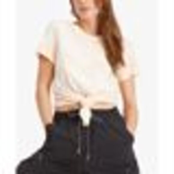 Sanctuary Perfect Knot Tie-Dyed T-Shirt In Orange Sherbert Tie Dye - XL - Picture 3 of 3